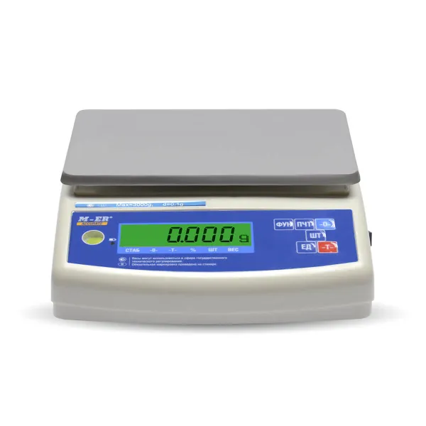 весы лабораторные m-er 122acf- 3000.1 lcd