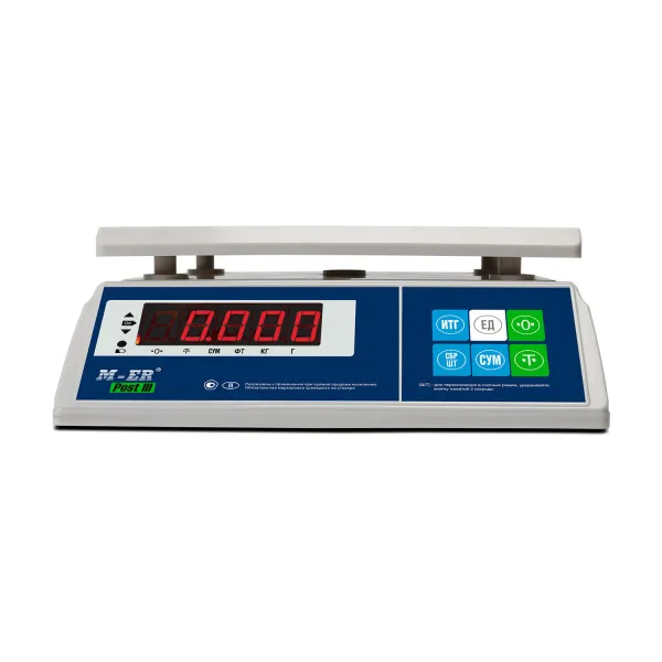порционные весы m-er 326 afu-6.1 "post iii" led