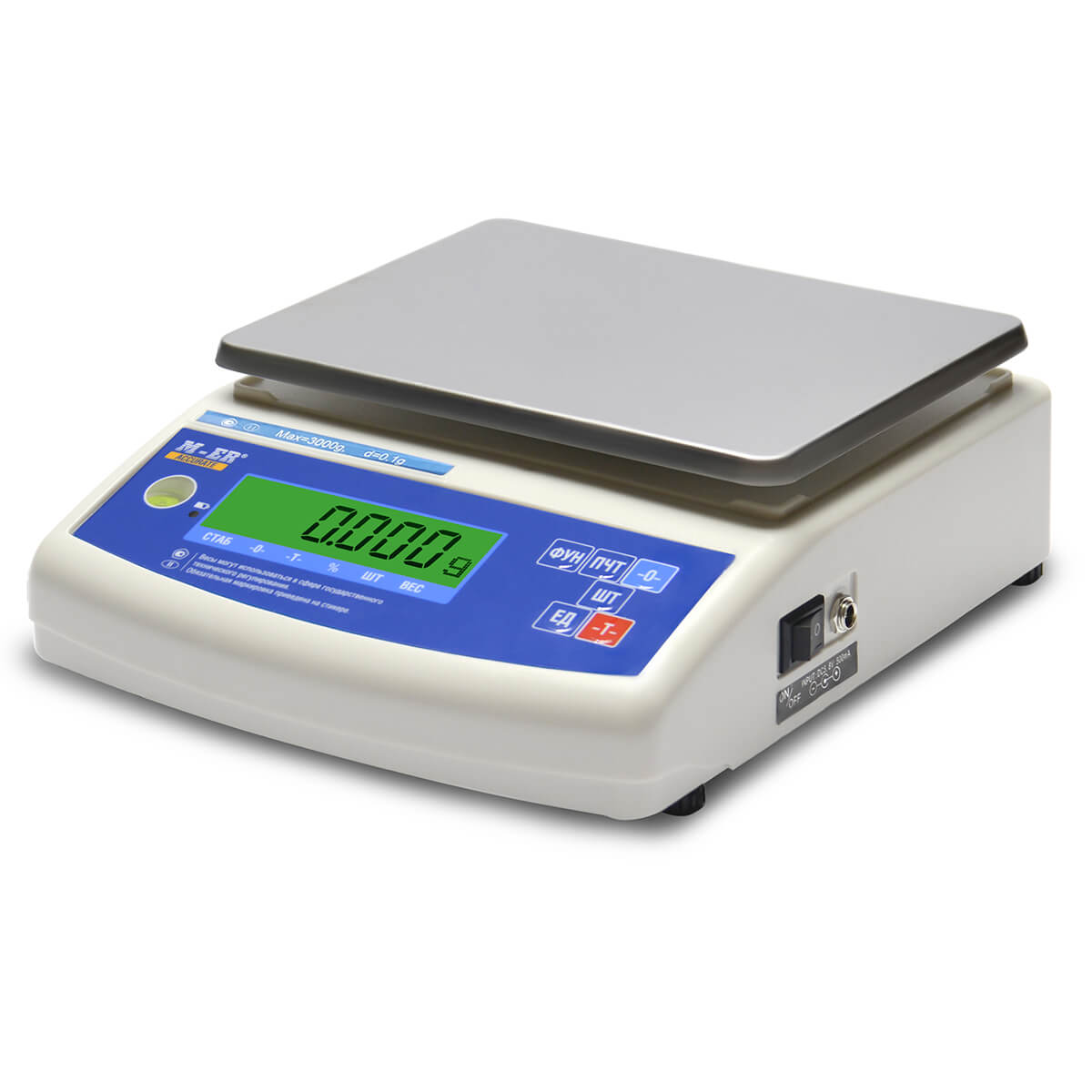 Весы лабораторные M-ER 122ACF- 3000.1 LCD