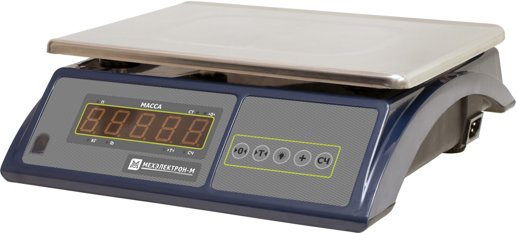 Весы порционные Мехэлектрон ВЭТ-6-0,5/1-2С-ДБ 1 крупный дисплей