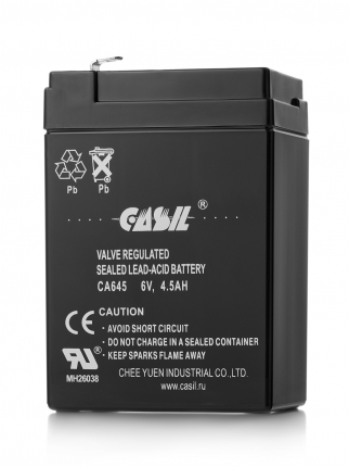 Аккумулятор 6V/4.5Ah (CASIL CA645)