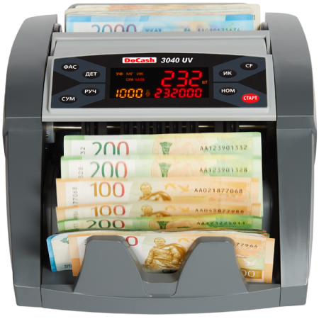 счетчик банкнот docash 3040 t uv